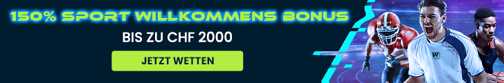 Sportwetten-GIF mit Fussball-, American-Football- und Basketballspielern sowie Hinweis auf 150% Willkommensbonus